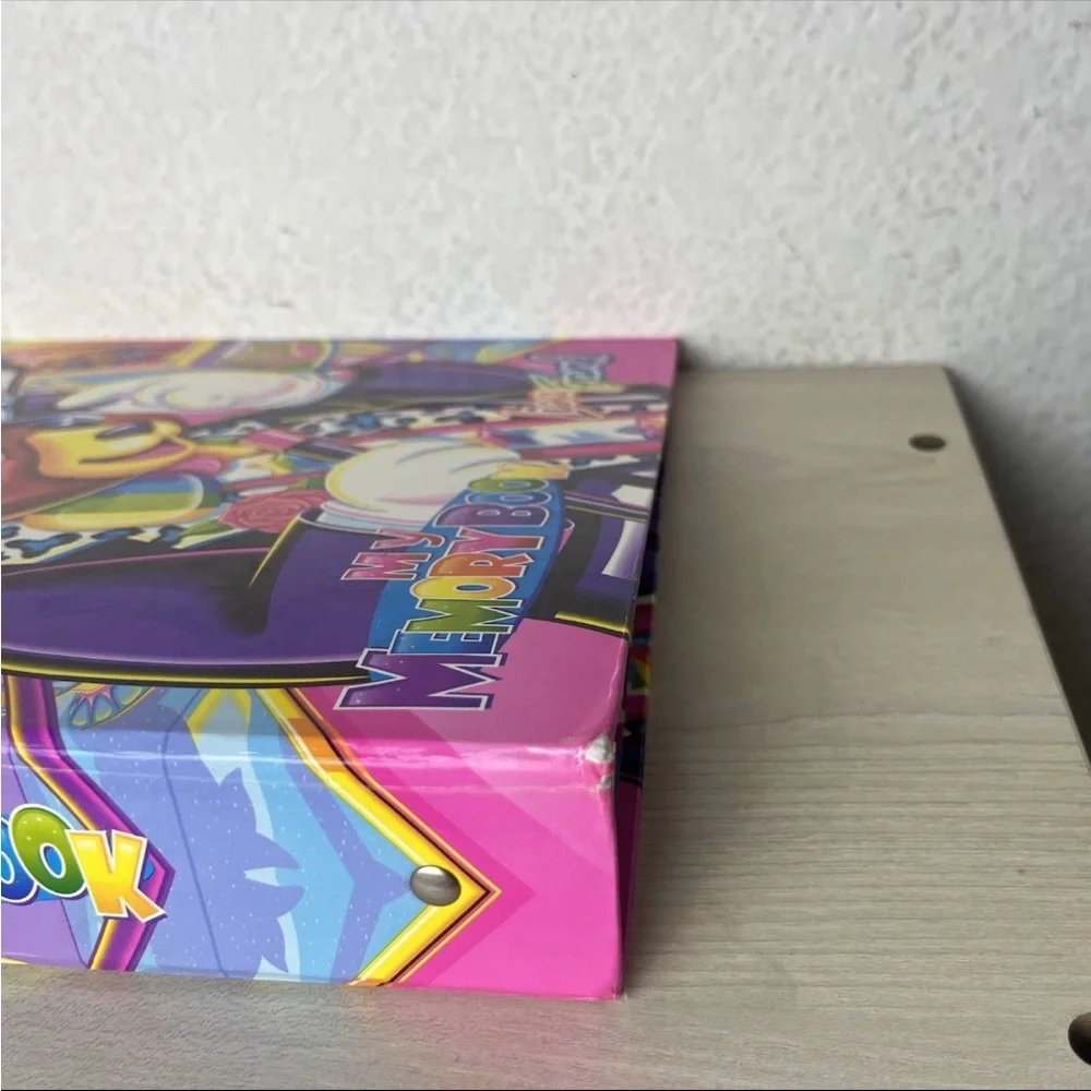 Vintage Lisa Frank My Memory Binder Book Hollywood Bear Teddy Top Hat Album